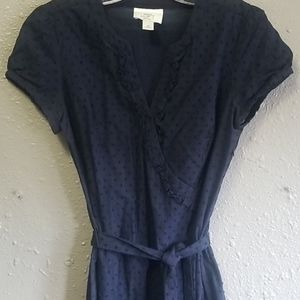 LOFT Navy Blue Dress